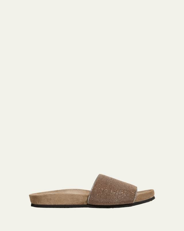 Monili Band Flat Pool Sandals